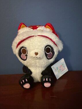 NWT Cuddle Barn PlushGoals - Bao Bao The Lion Dance Panda Plush Soft